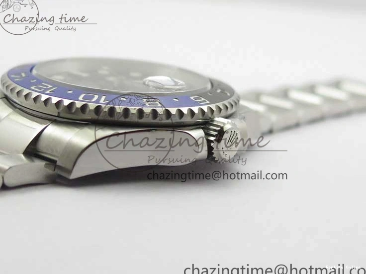 0129 GMT Master II 116710BLNR Batman Ceramic 316L Steel ROF Best Edition Black Dial on SS Bracelet A Youthful 2659